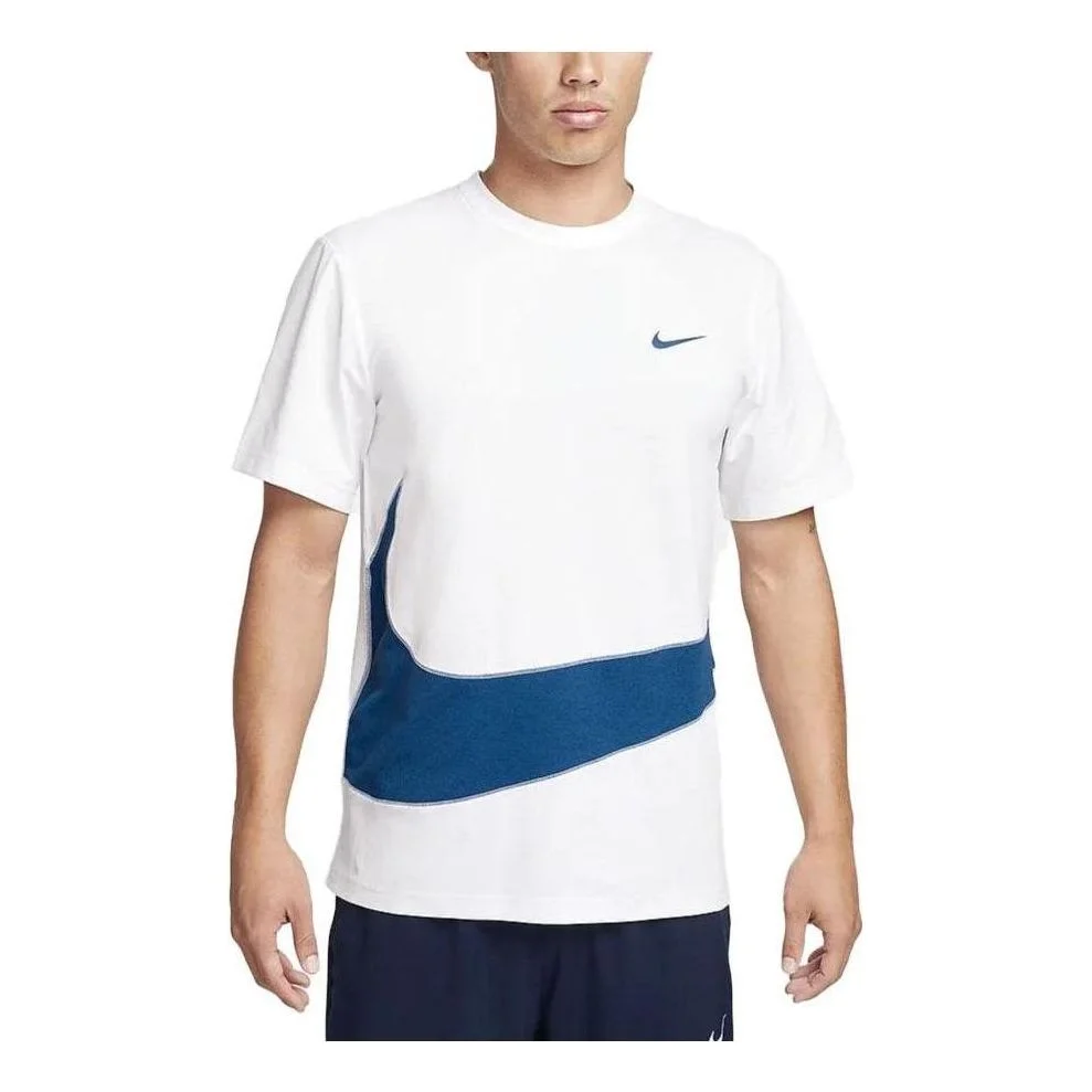 Nike Dri-FIT UV Hyverse T-shirt 'White Blue' FB8580-121 - 1