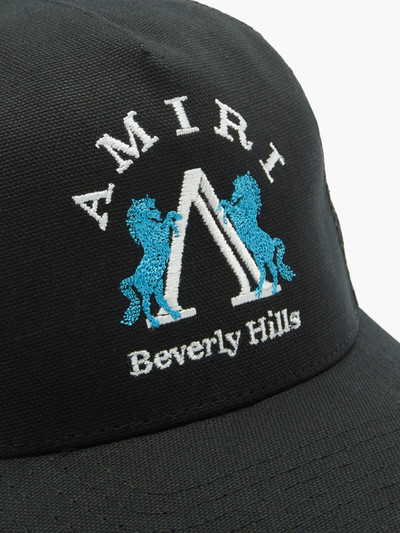 AMIRI Beverley Hills-embroidered cotton trucker cap outlook