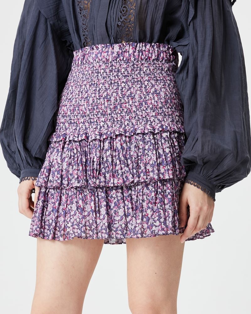 NAOMI FLORAL MINI SKIRT - 2