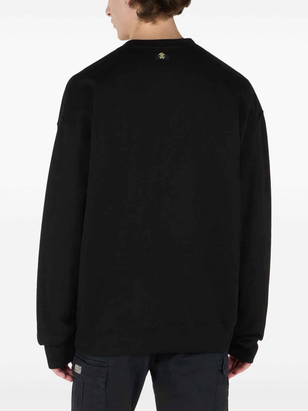 logo-embroidered sweatshirt - 4