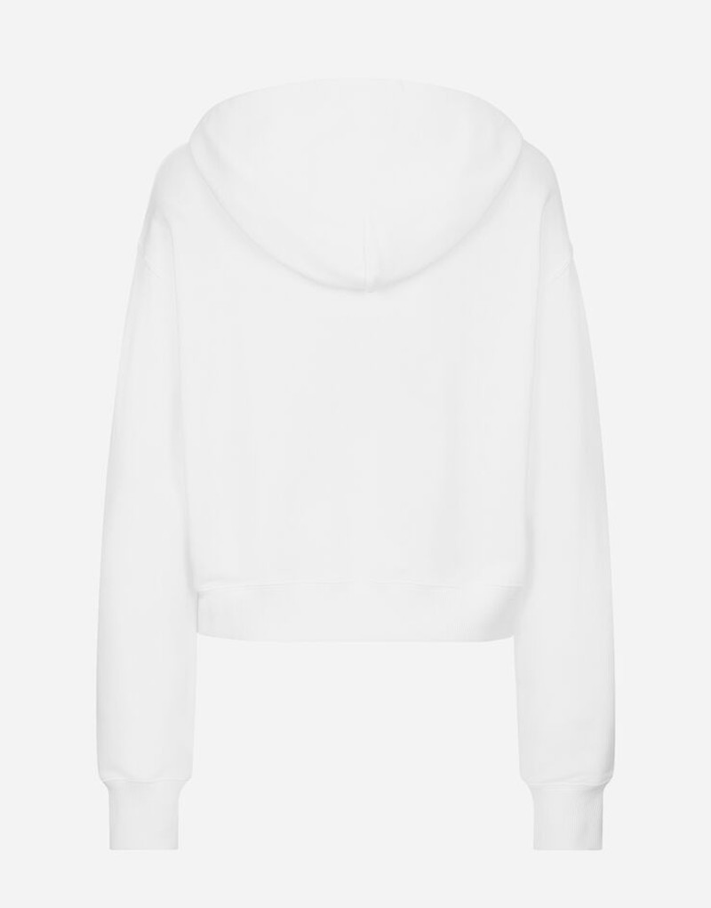Dolce & Gabbana Jersey hoodie with embossed logo outlook