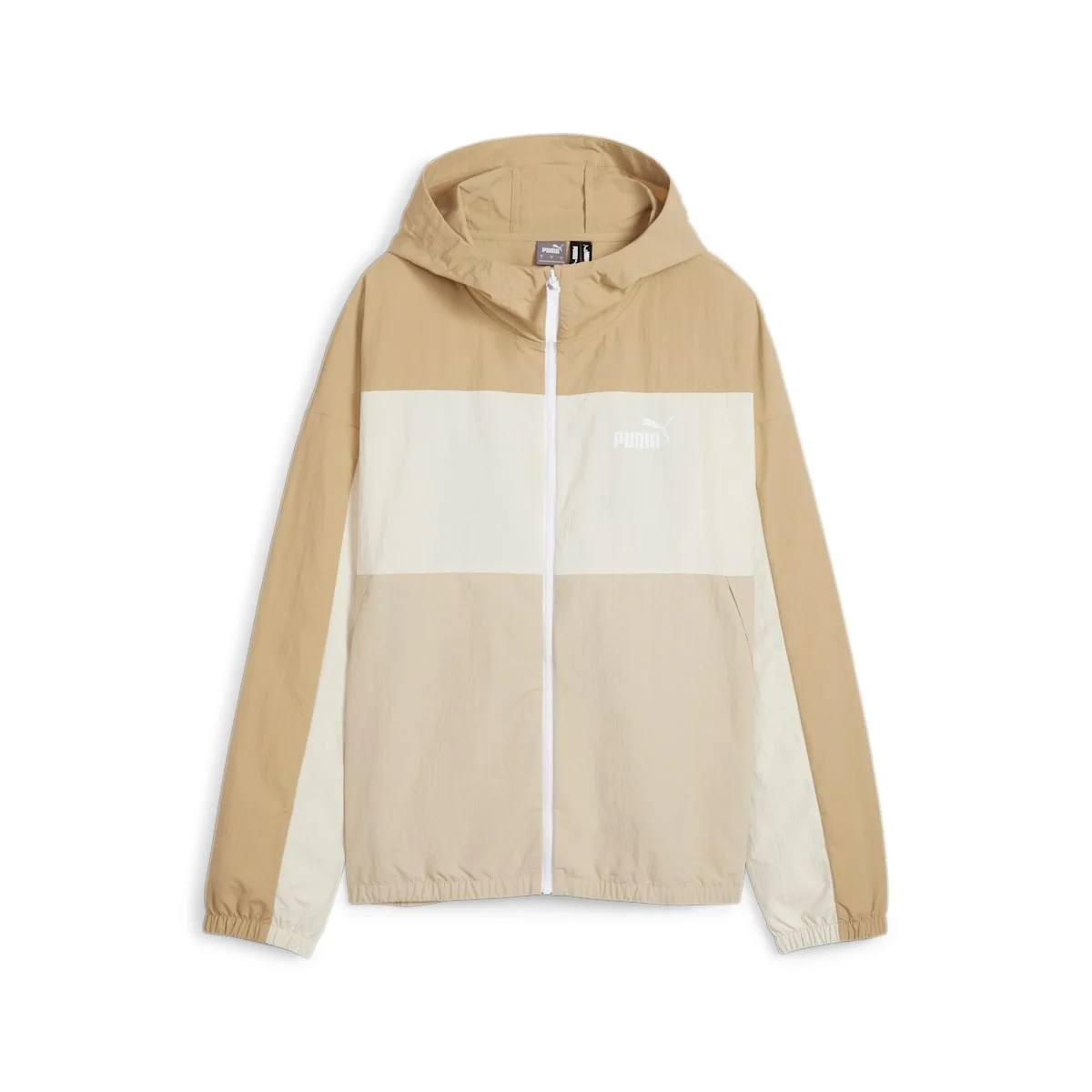 (WMNS) PUMA Oversized Windbreaker Jacket 'Beige' 675372-83 - 1