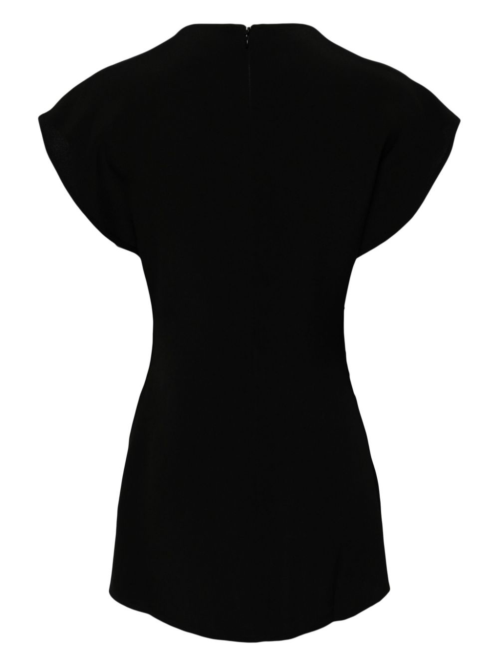 cap-sleeved peplum top - 2