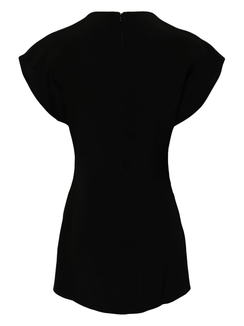 Studio Nicholson cap-sleeved peplum top outlook