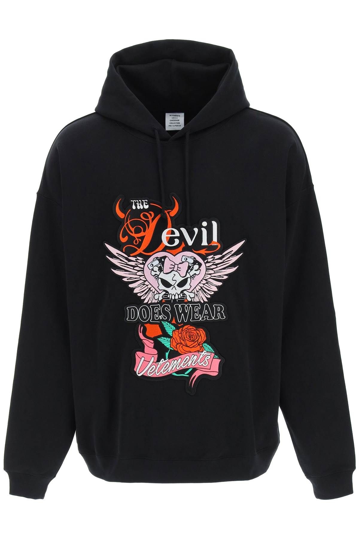 'DEVIL WEARS VETEMENTS' HOODIE - 1