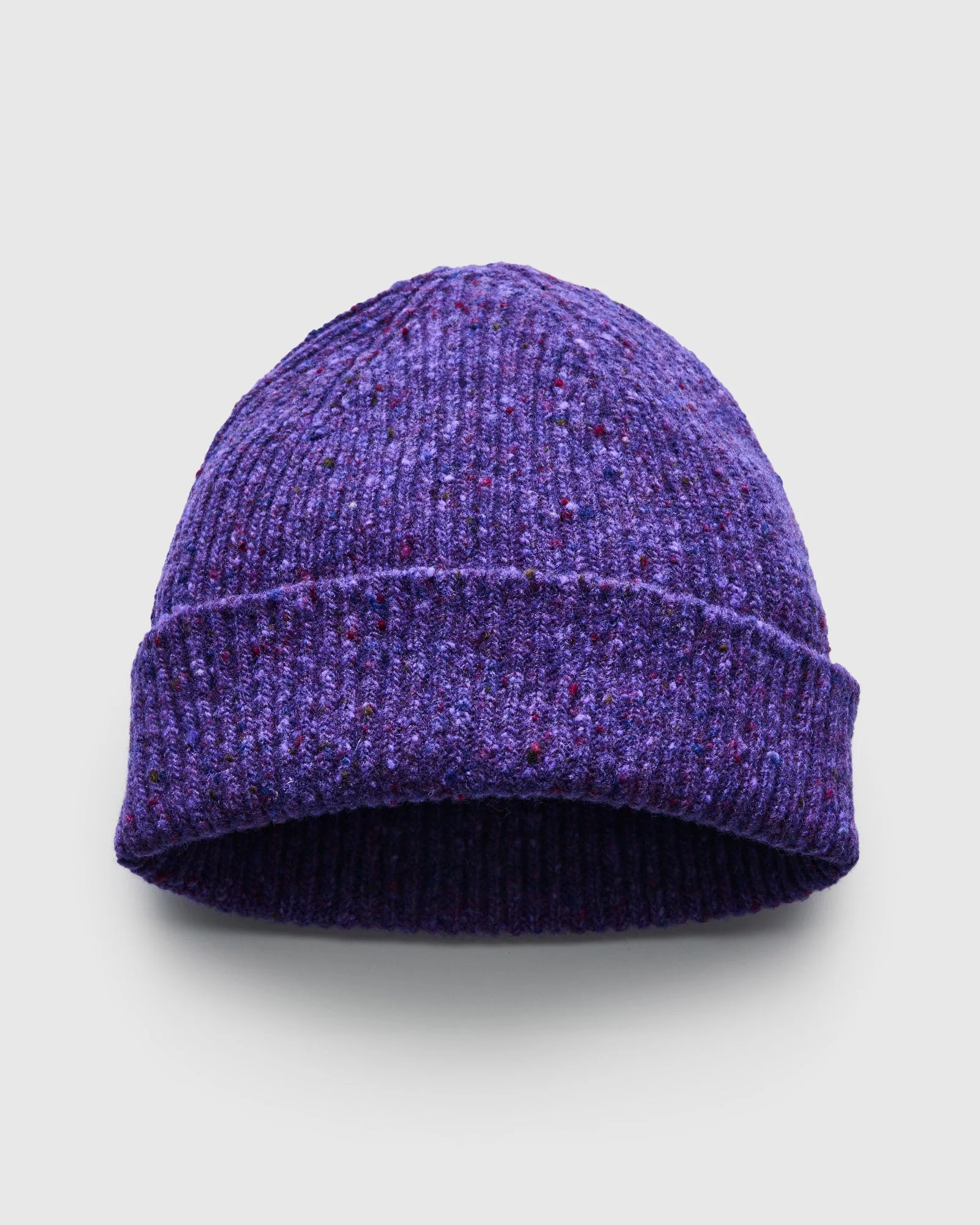 "Out of the Blue" Wool Beanie in Purple Dream - 1