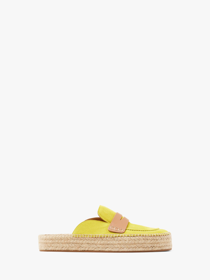 SUEDE ESPADRILLE LOAFER MULES 1