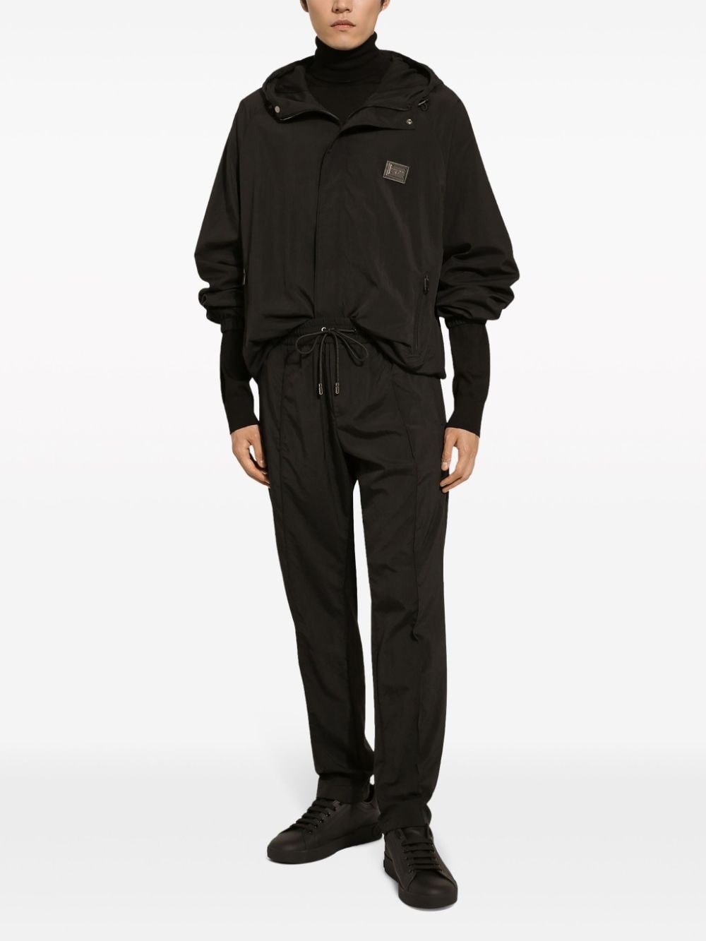 drawstring hooded jacket - 3