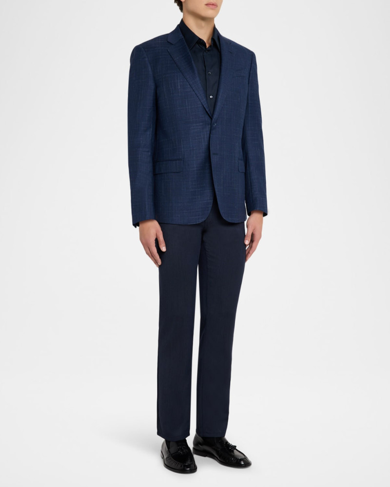 EMPORIO ARMANI Men's G Line Melange Notch Lapel Sport Coat outlook