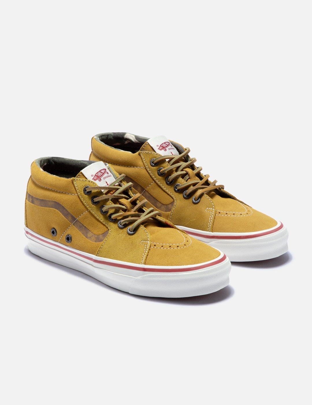 VANS VAULT X NIGEL CABOURN OG SK8-MID LX VINTAGE SUEDE TAN - 4