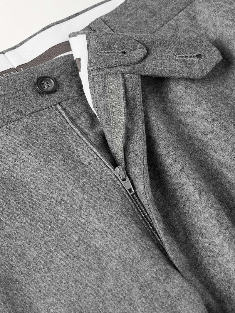 Kei Slim-Fit Super 120s Wool-Flannel Suit Trousers 3