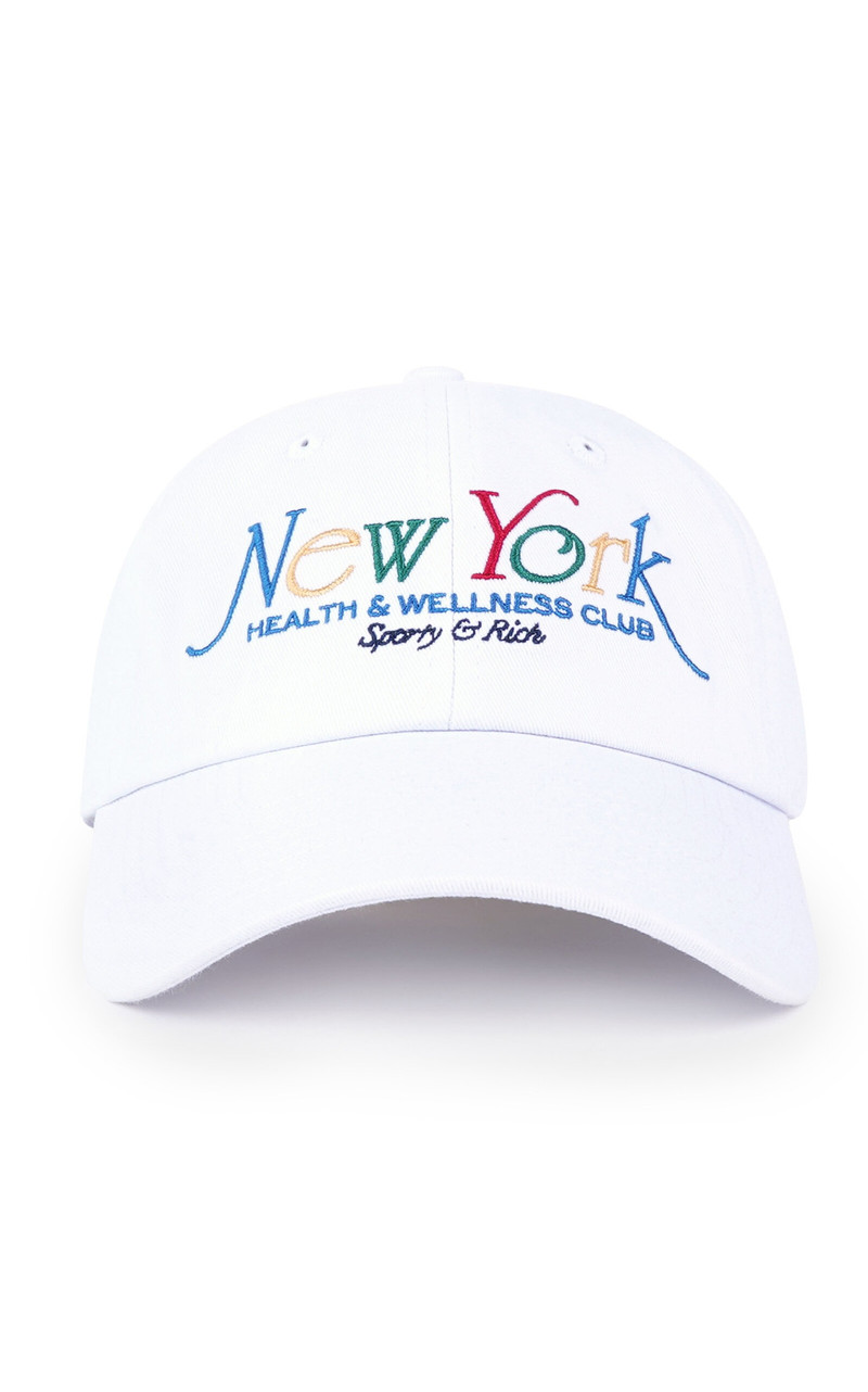 Sporty & Rich NY '94 Cotton Baseball Cap white outlook