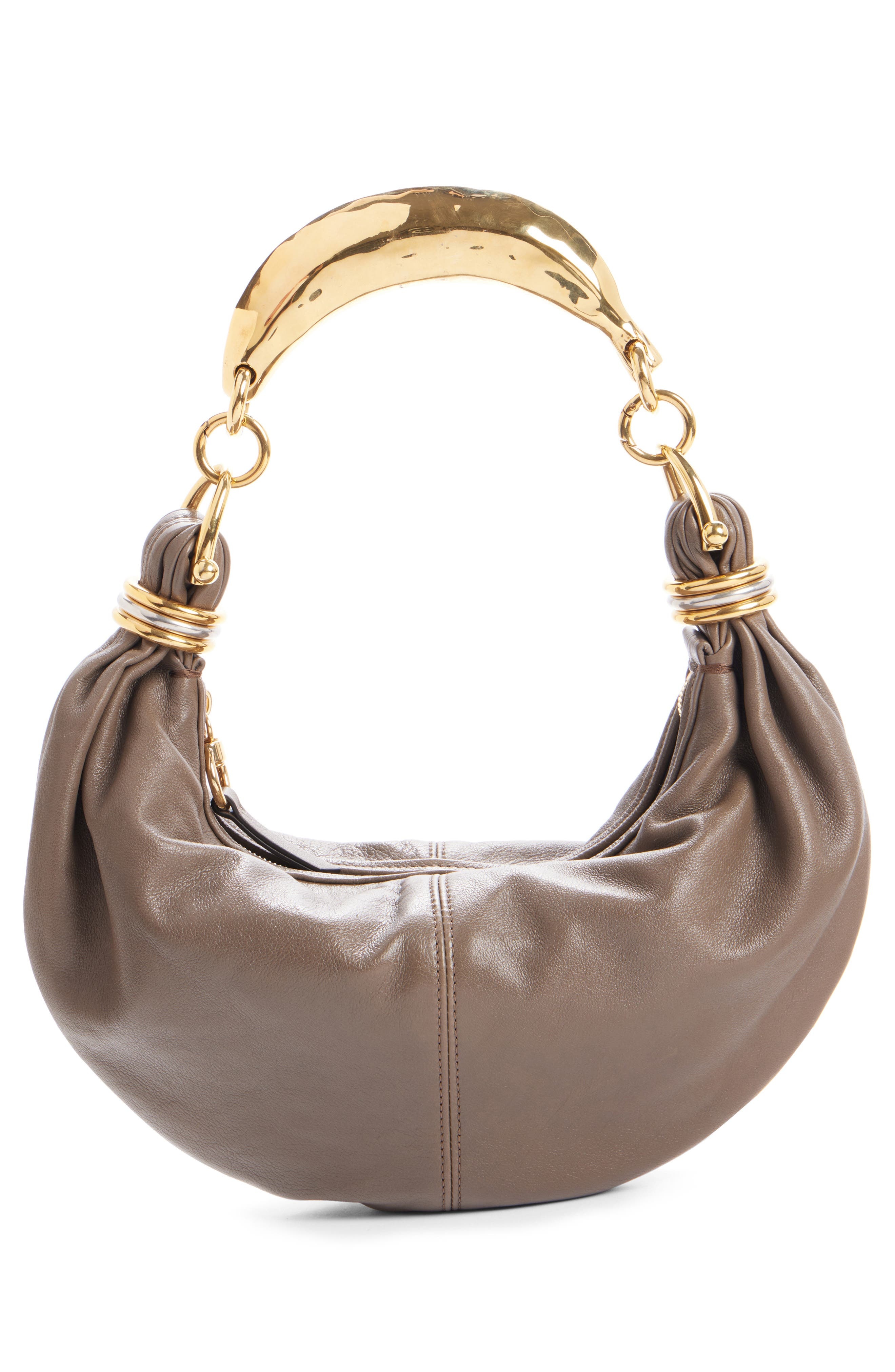 Chloé Bracelet Banana Hobo Bag in Flannel Grey 036 at Nordstrom - 3