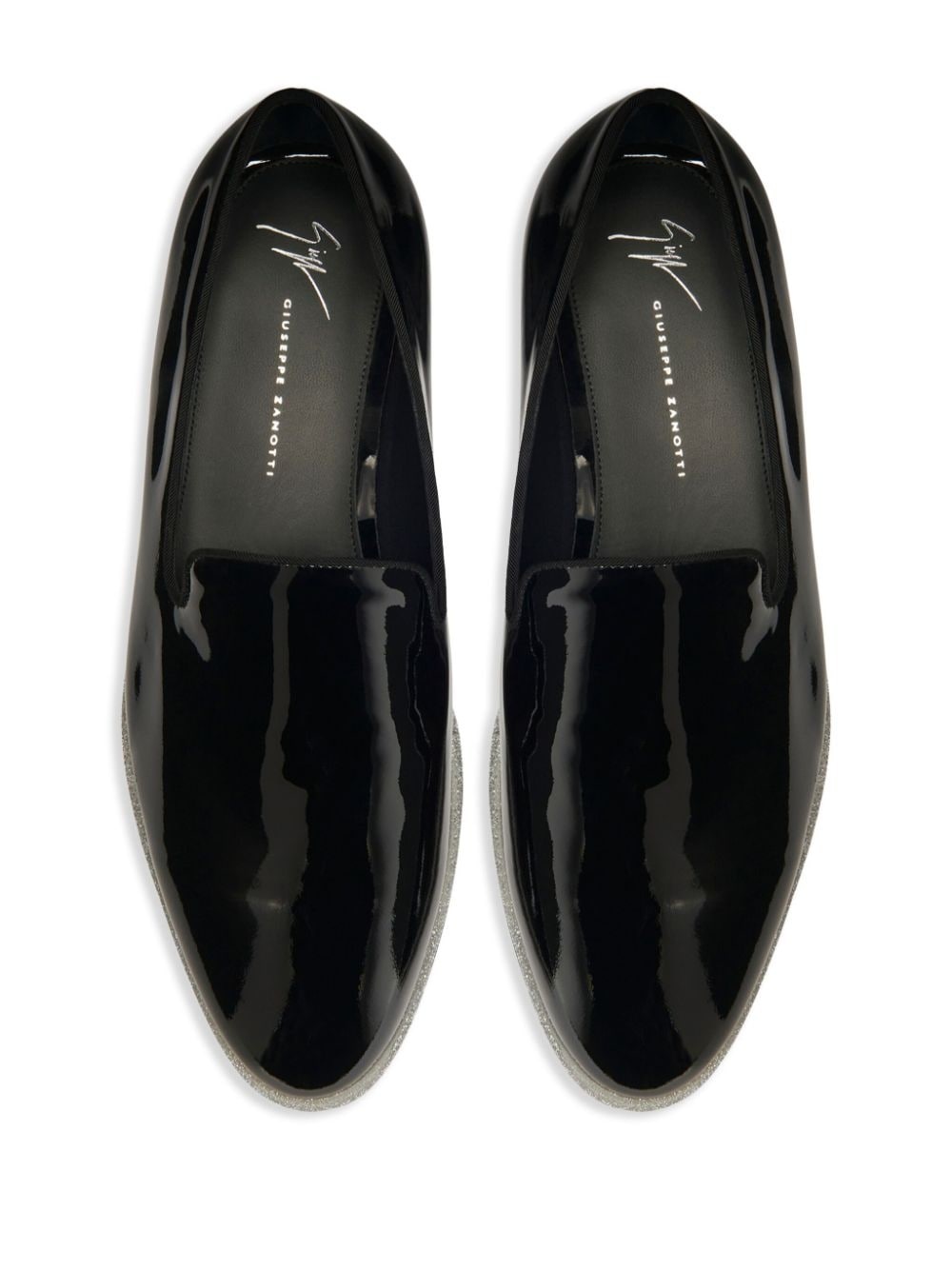 Vilbert patent-finish leather loafers - 4