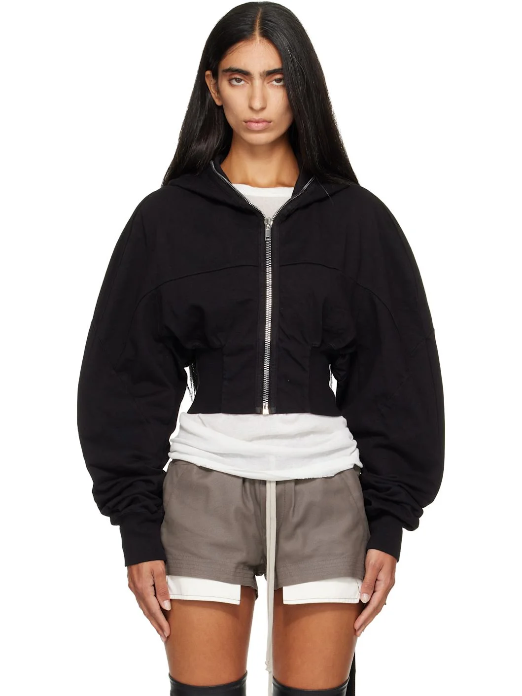 Black Tower Collage Hoodie - 1