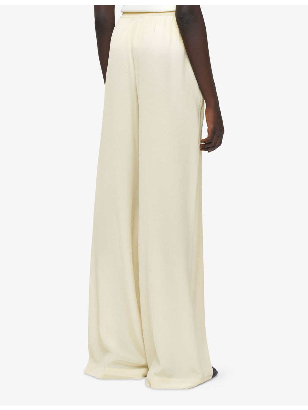Hulin Wide-Leg Mid-Rise Silk-Crepe Trousers - 3
