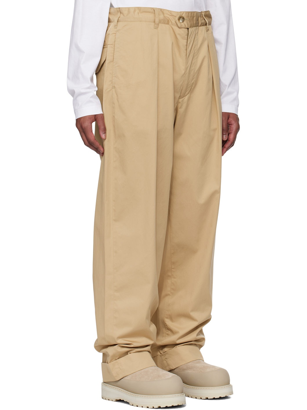 Beige Carlyle Trousers - 2