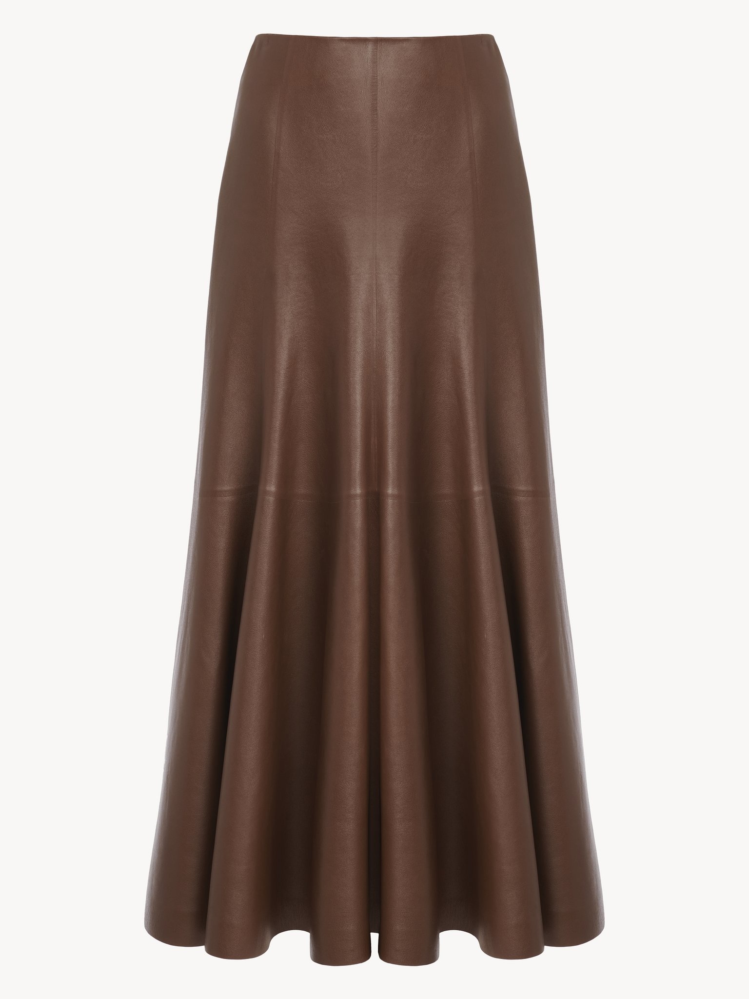 FLARED LEATHER SKIRT - 2
