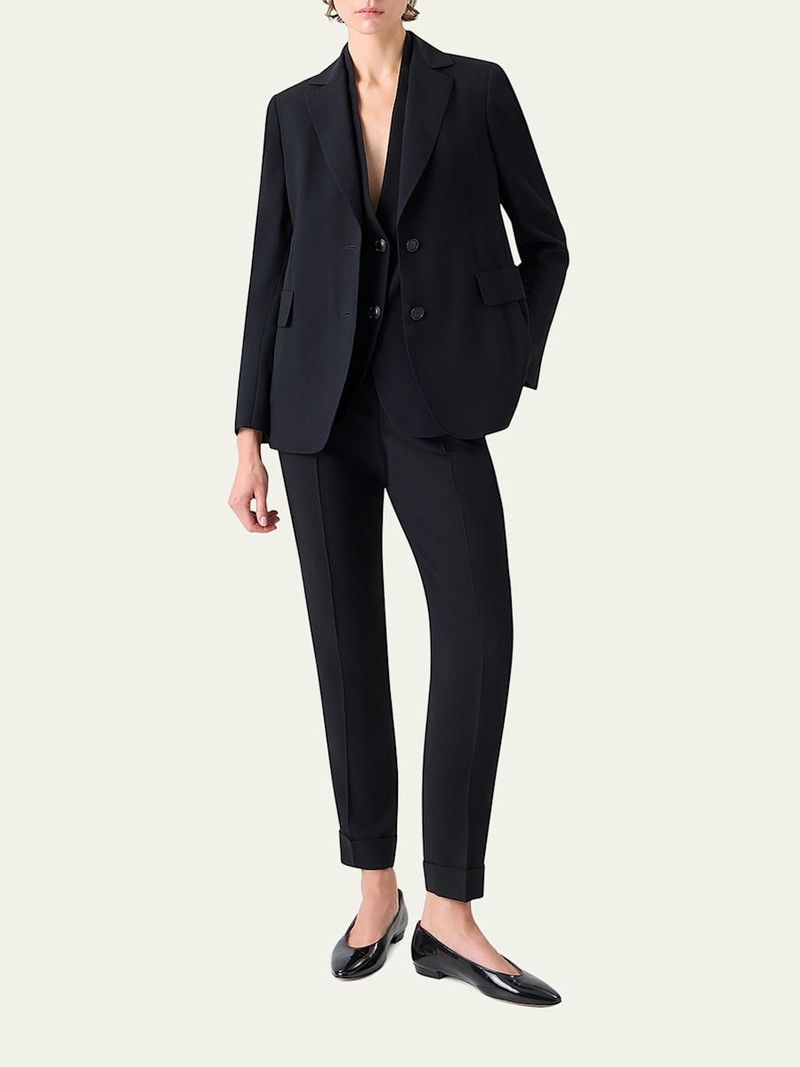 AKRIS Malik Cool Wool Single-Breasted Jacket outlook