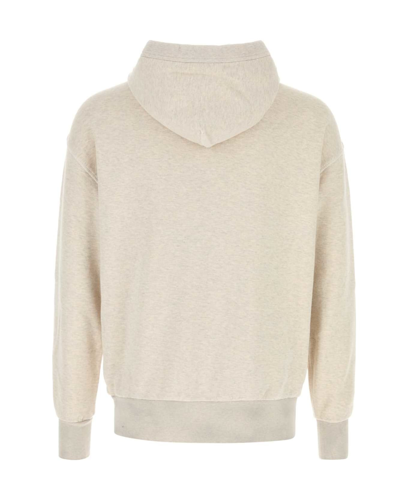 Melange Sand Cotton Sweatshirt - 2