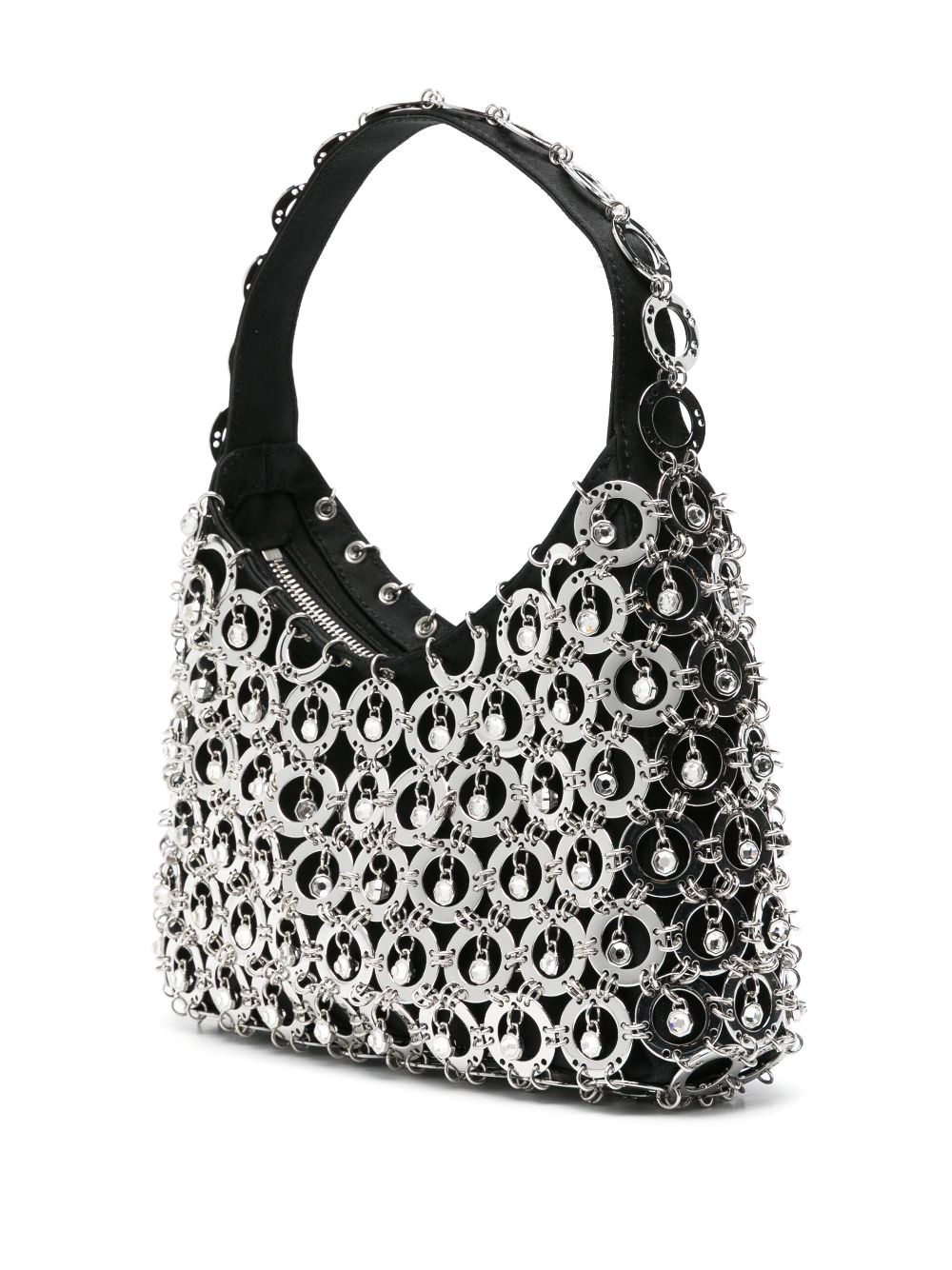 Sphere chainmail-embellished shoulder bag - 3