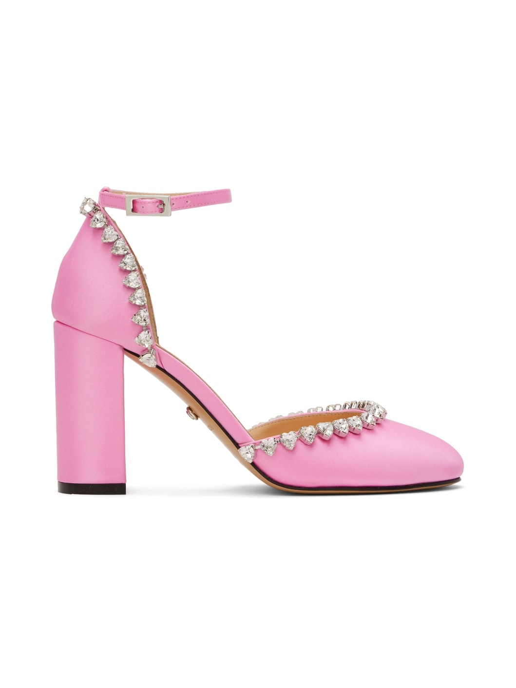 Pink Audrey Crystal 95 Heels - 1