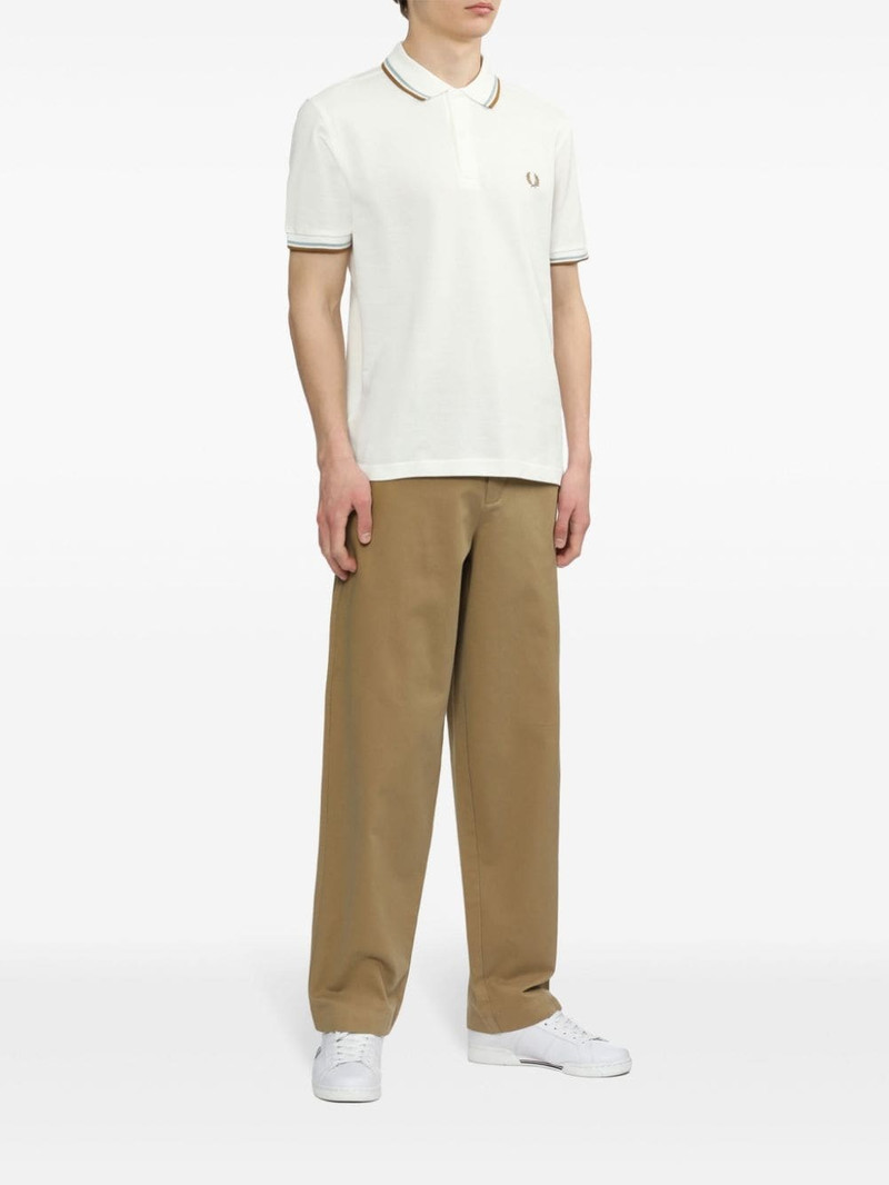 Fred Perry embroidered-logo cotton polo shirt outlook