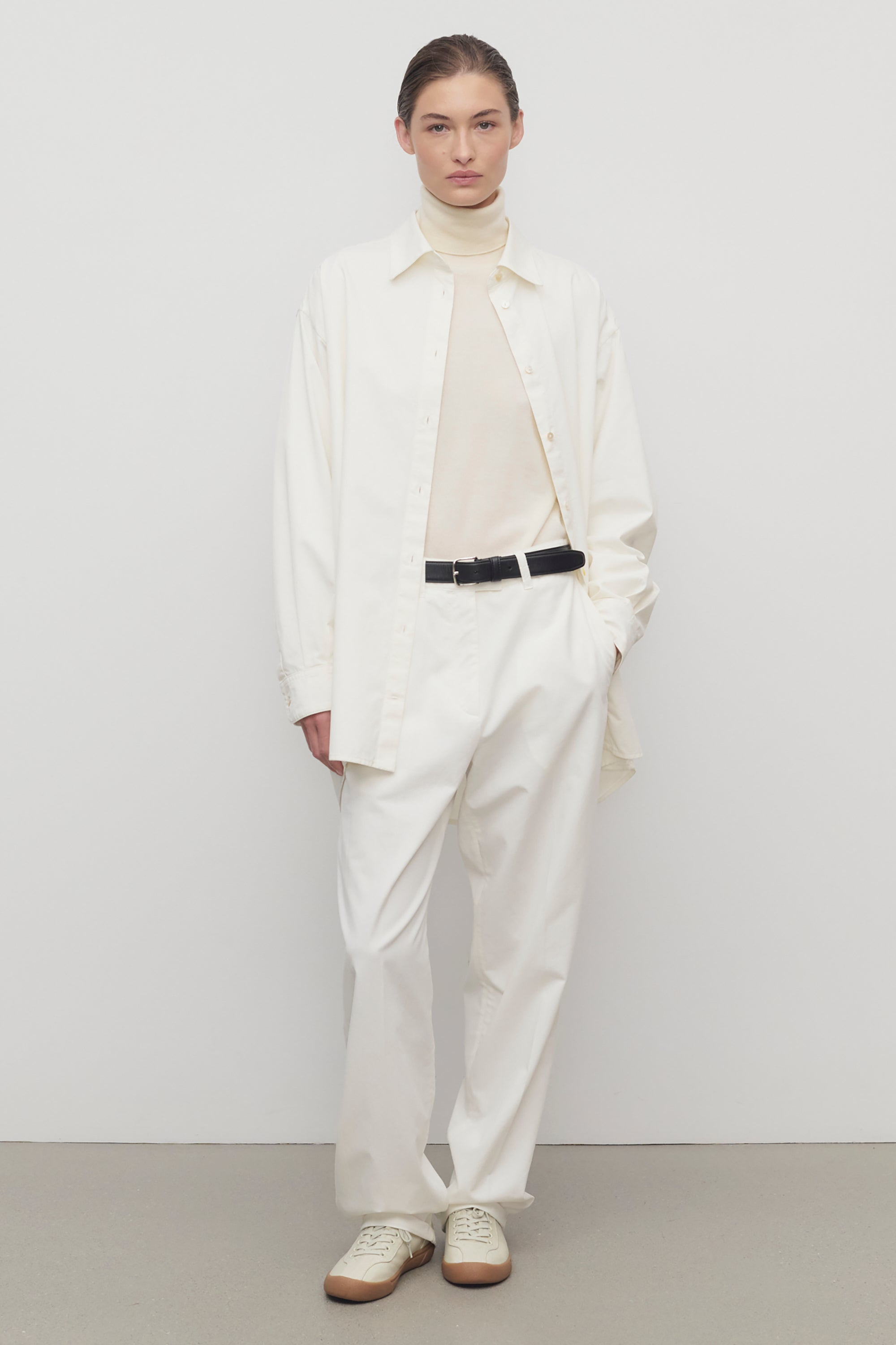 Neriah Pant in Cotton and Cashmere - 3