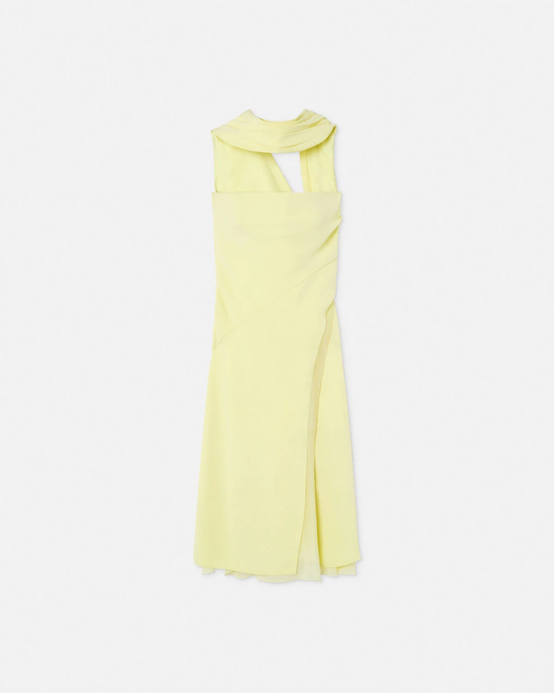 Silk Cady Bustier Midi Dress 1