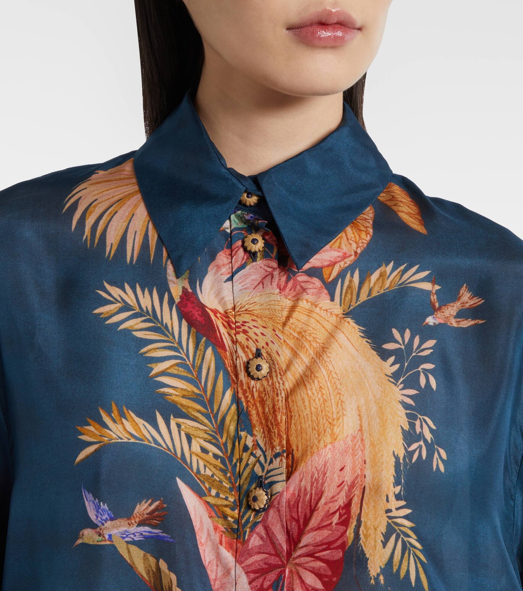 Ascension printed silk shirt - 4