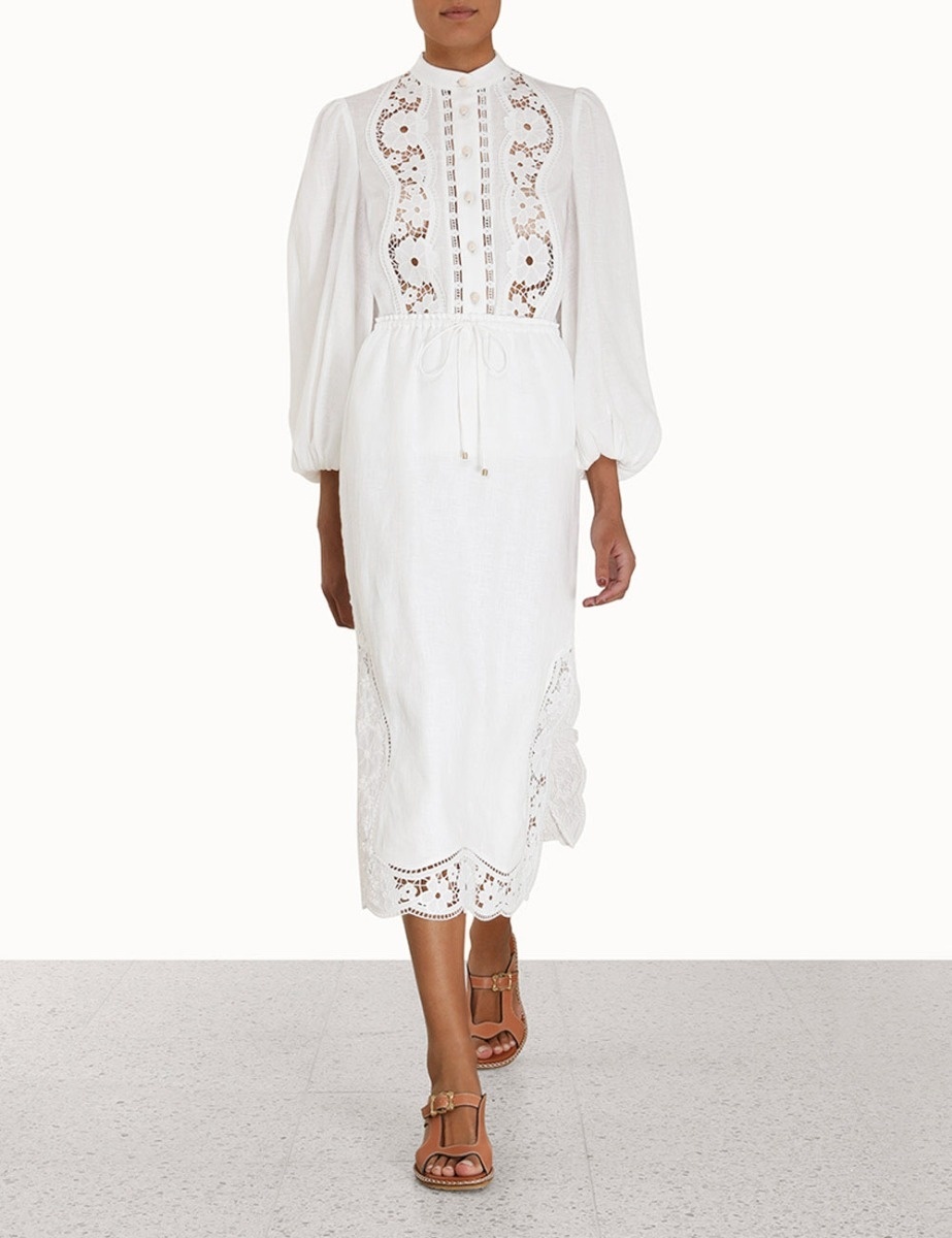 HALCYON BRODERIE SKIRT - 2