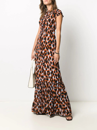 Golden Goose leopard-print maxi dress outlook