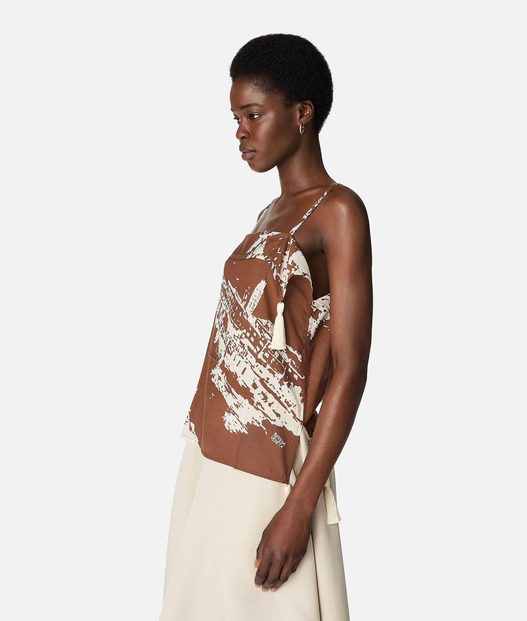 Italian Postcard Silk Top - 2
