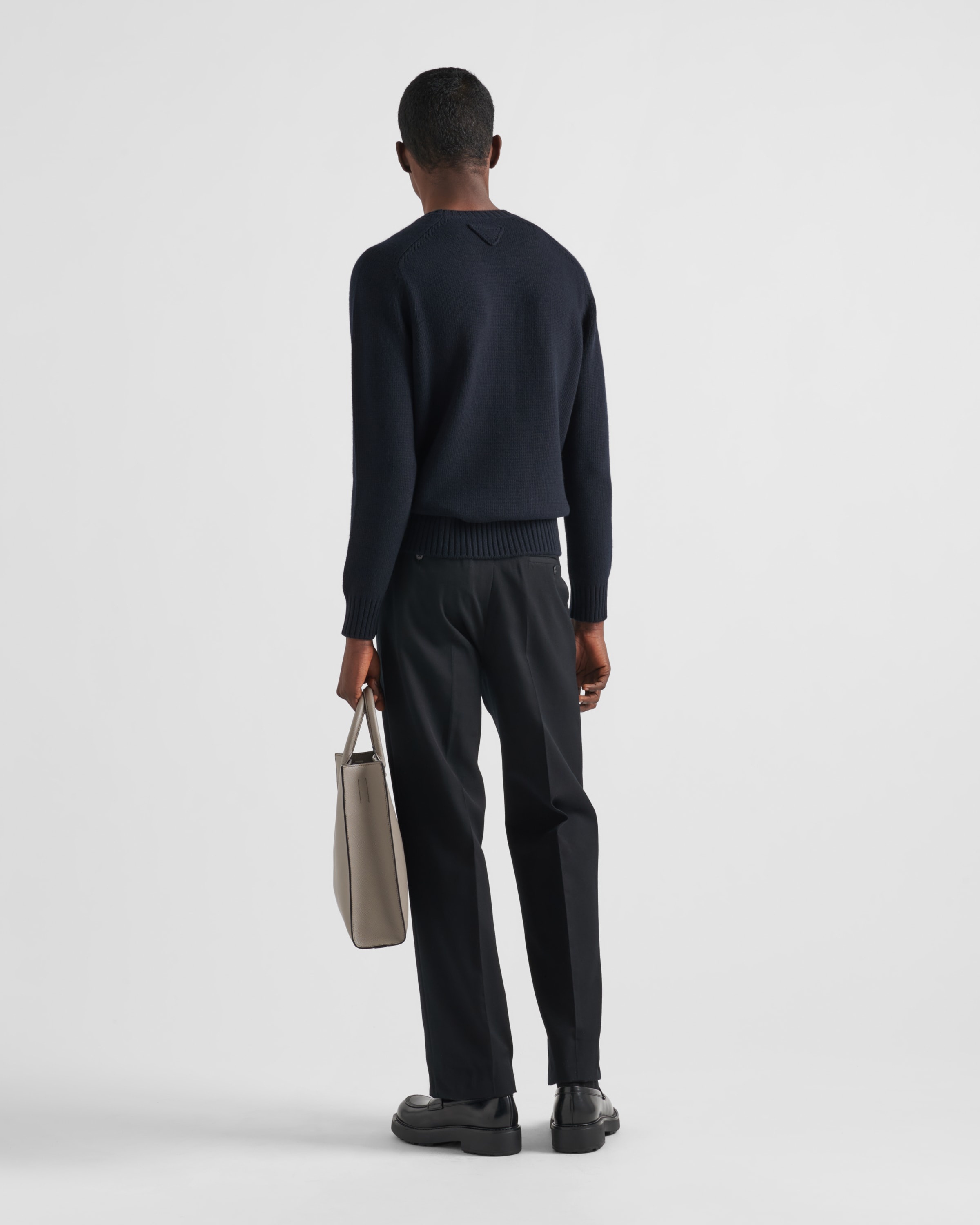 Wool and cashmere crew-neck sweater - 5