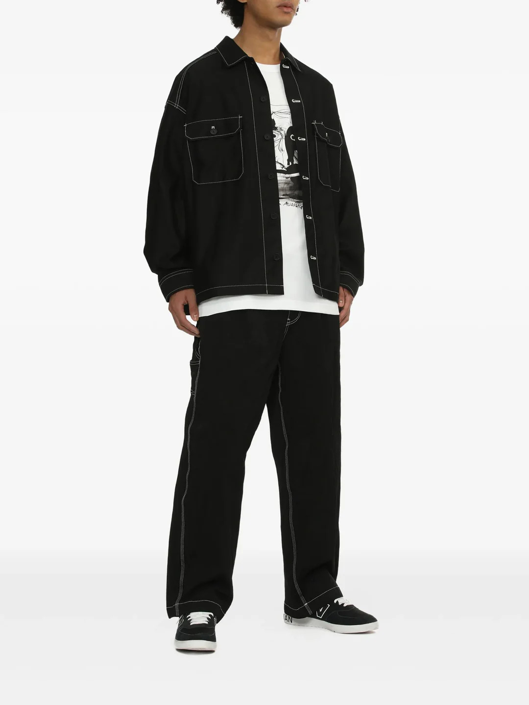 Cotton Back Satin Garment Dyed Blouson - 2