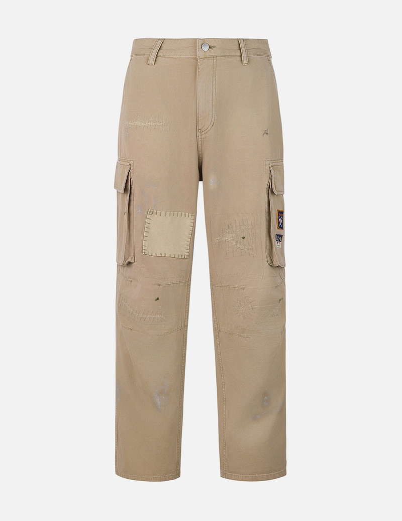 EVISU Totem Seagull Embroidery Straight Fit Cargo Pants outlook