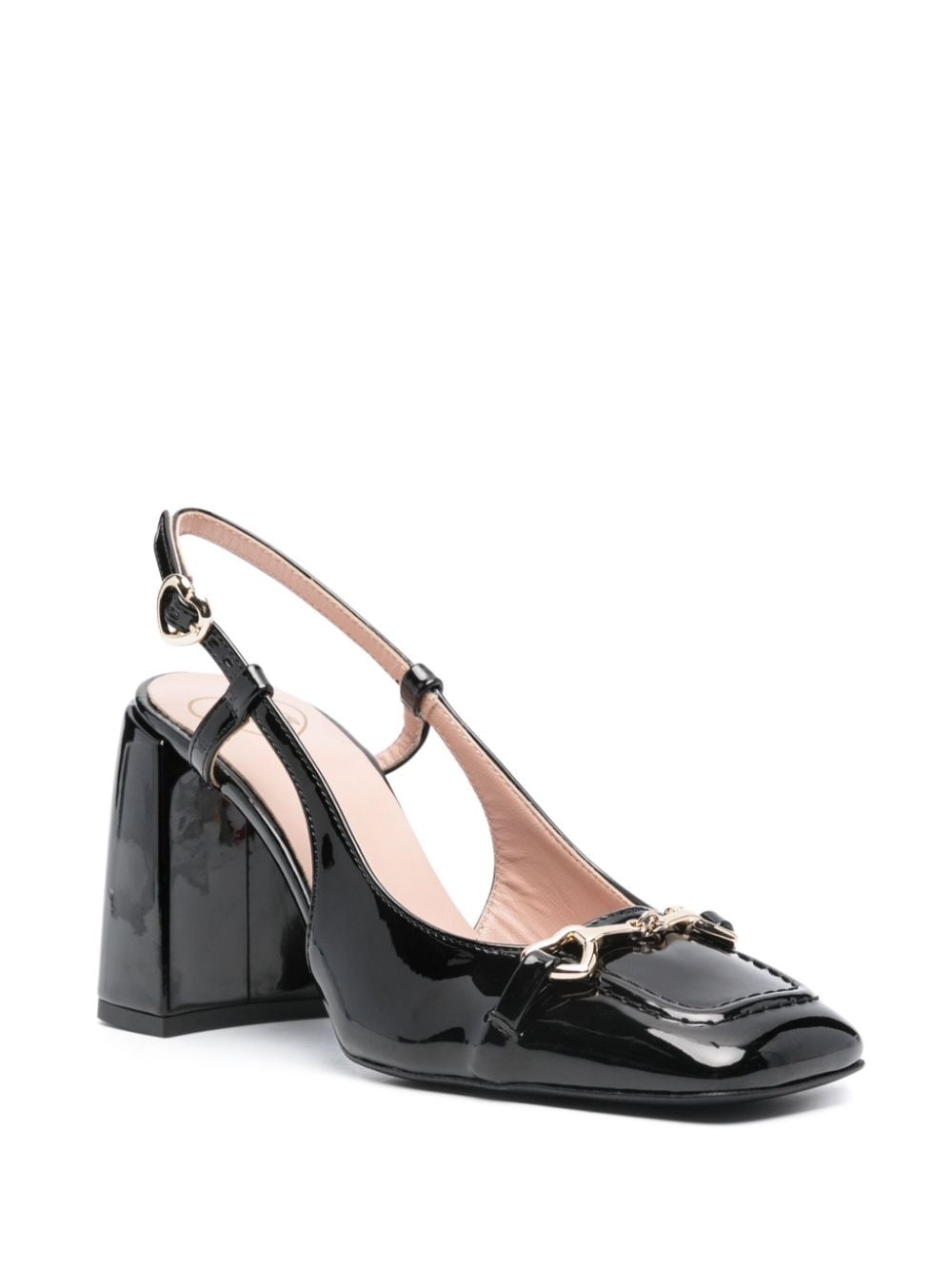 93mm square-toe pumps - 2