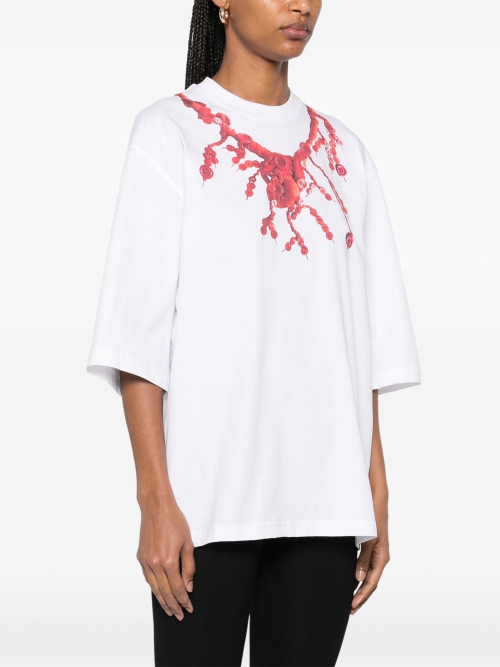 x Judy Blame necklace-print T-shirt - 3