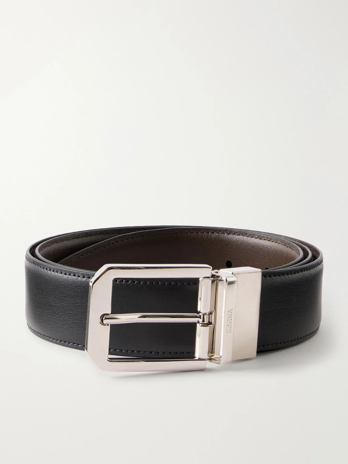 3cm Reversible Leather Belt - 1
