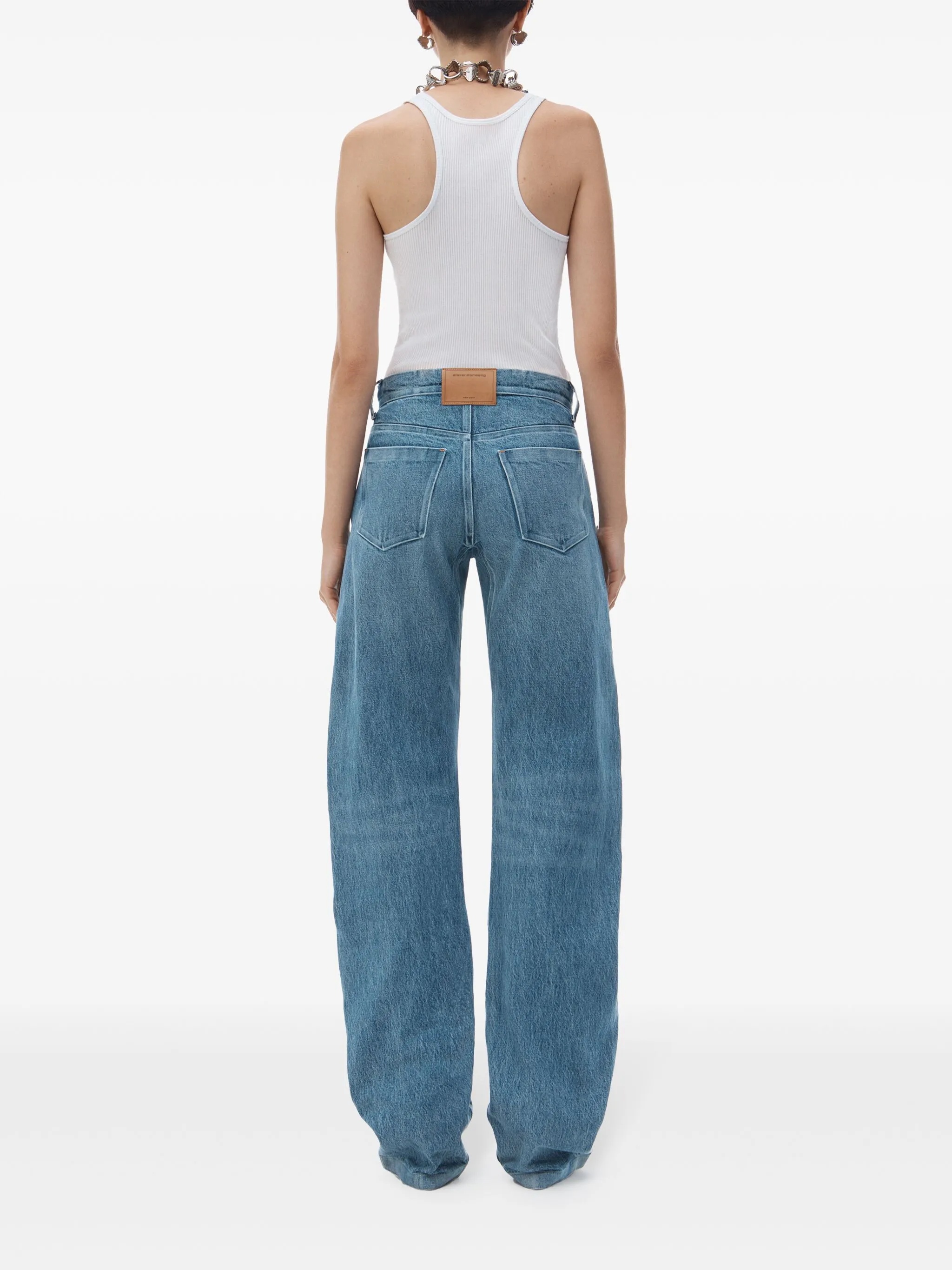 ALEXANDER WANG - Women Bonded Seams Low Rise Bowed Gusset Jean - 3