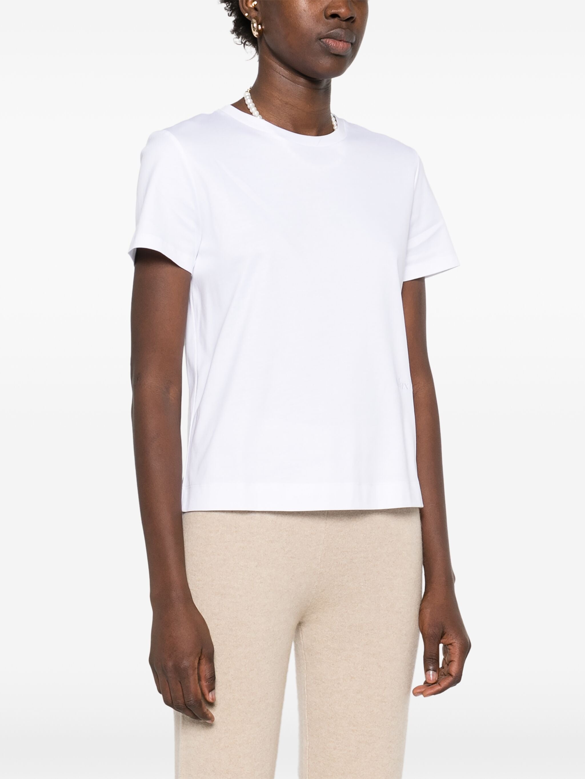 MAX MARA★W'S NERINA ROUND NECK T - NERINA 001 113677 Cotton T-shirt, black | 