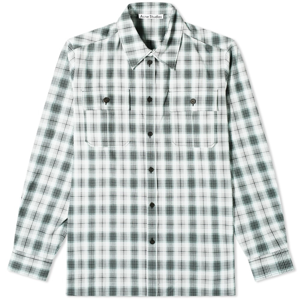 Acne Studios Sumaco Cotton Check Shirt - 1