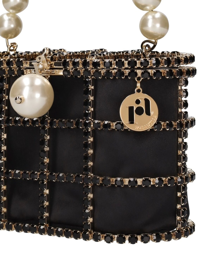 Holli shiny pearl top handle bag - 3