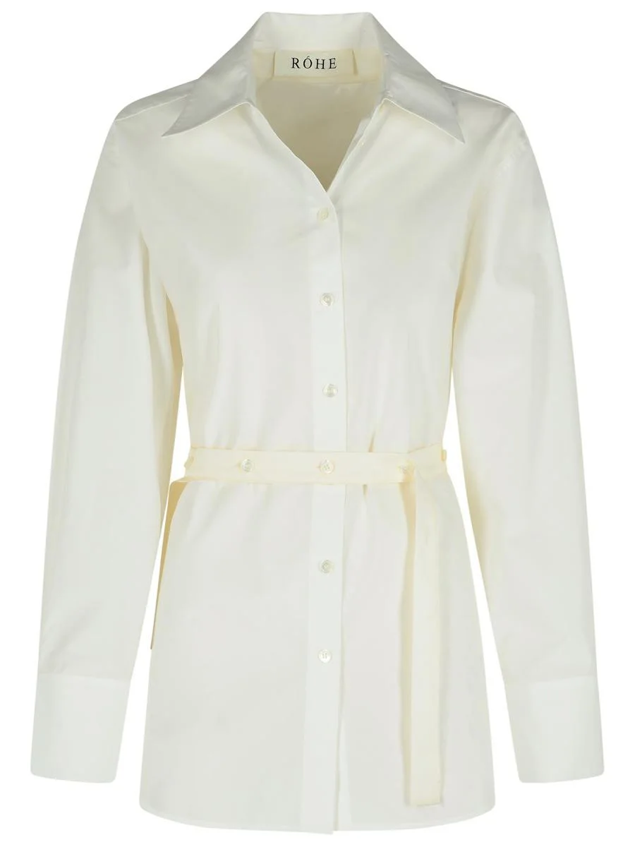 Róhe Combined Silk Poplin Vest-Shirt - 1