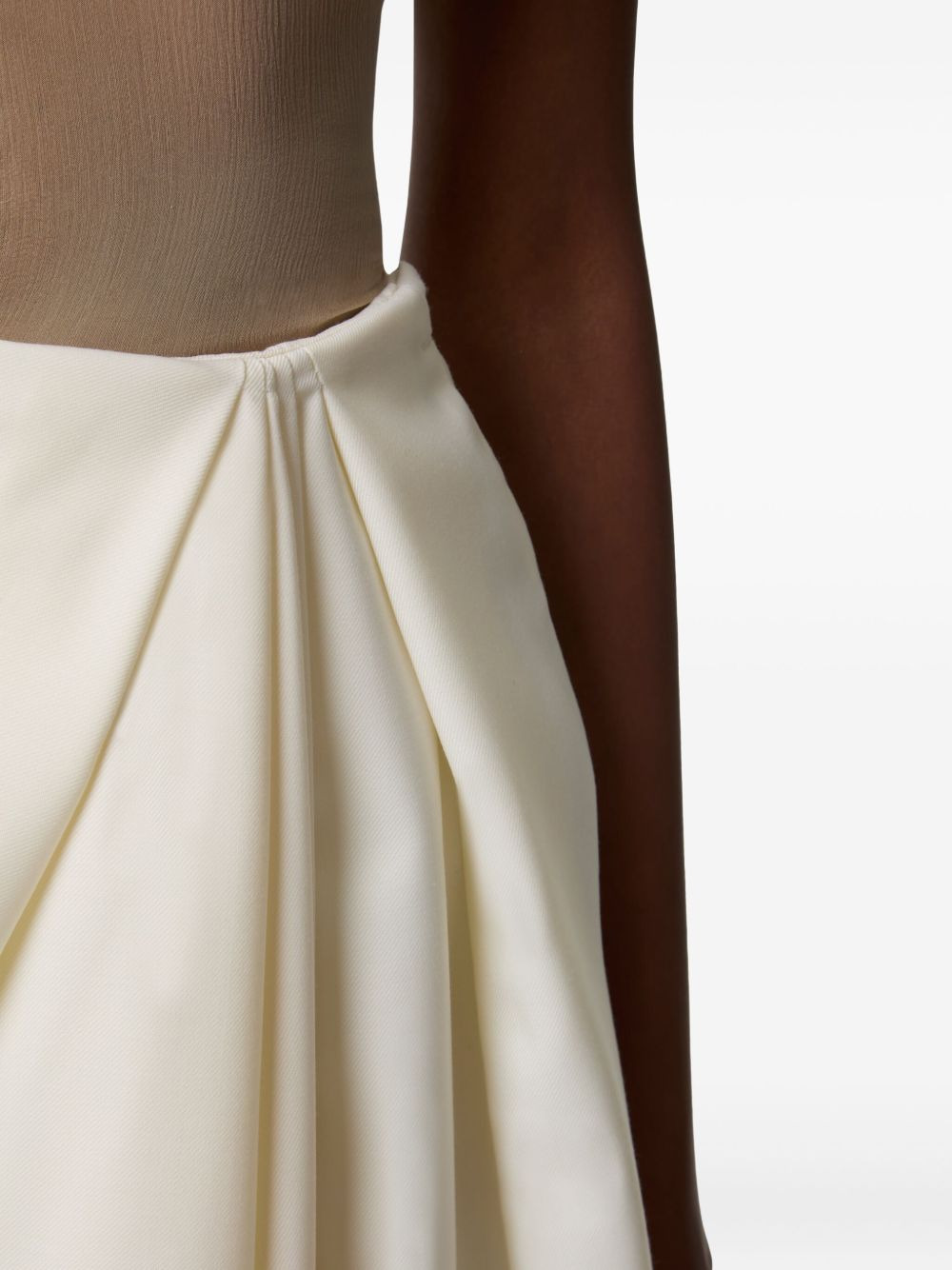 draped wool trousers - 5