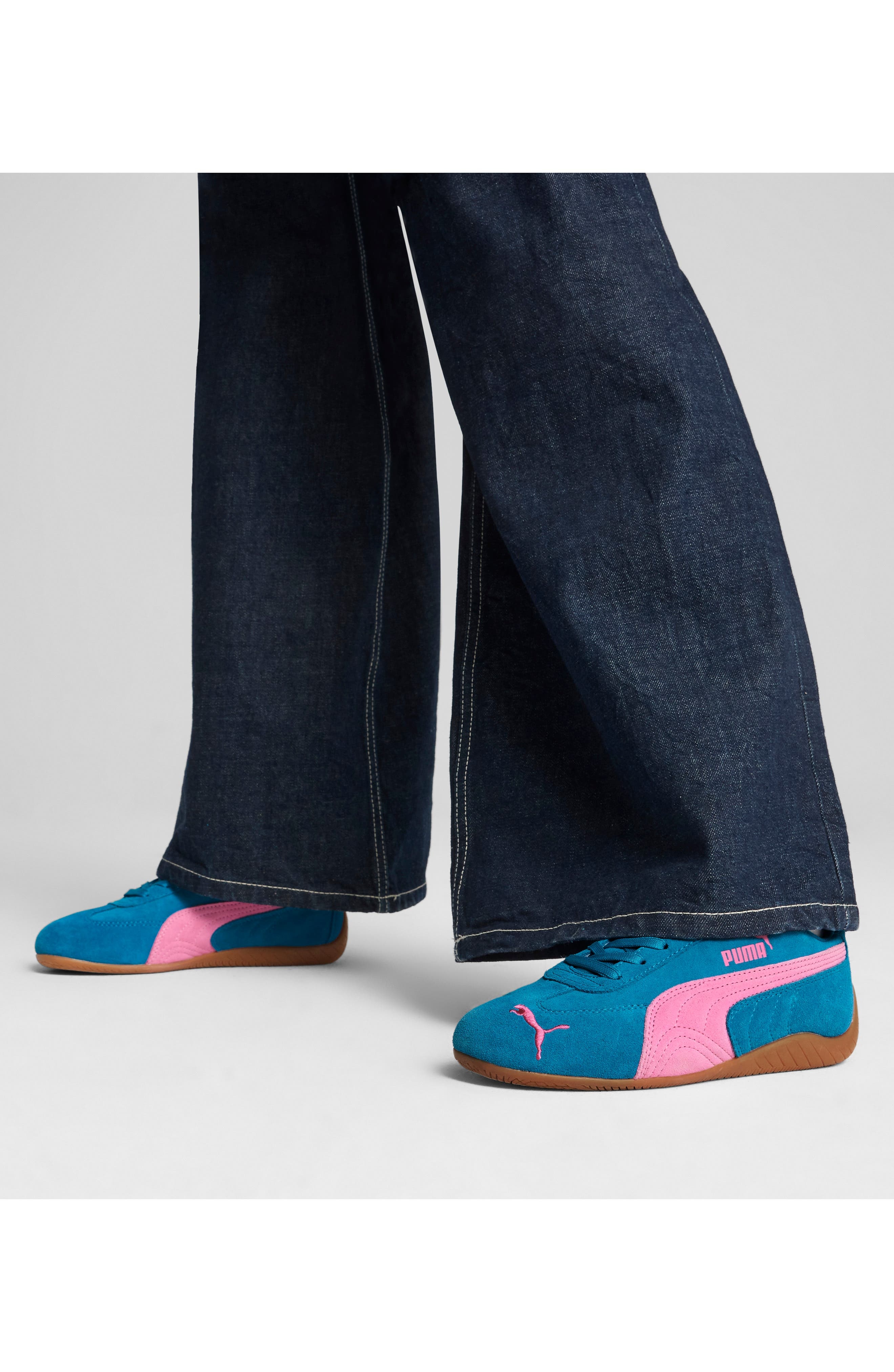 PUMA Speedcat OG Sneaker in Tropical Blue-Poised Pink at Nordstrom - 2