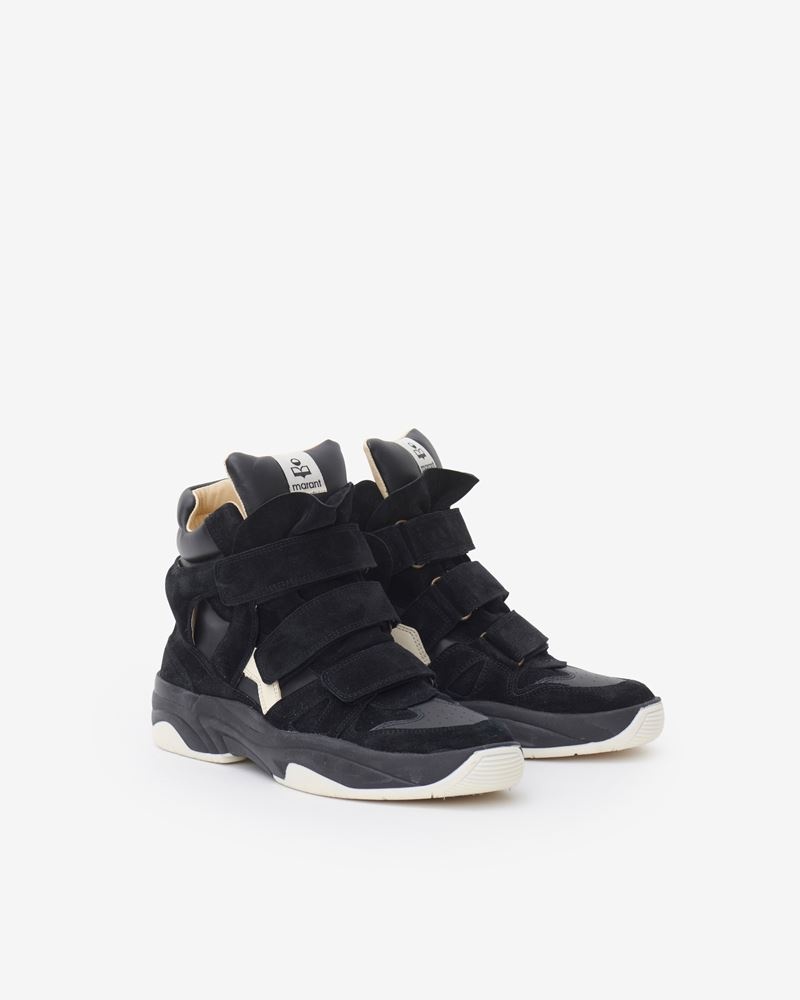 Isabel Marant BUMKEEH LEATHER SNEAKERS | REVERSIBLE