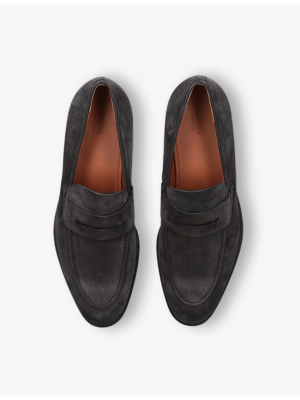 Classic Suede Penny Loafers - 2