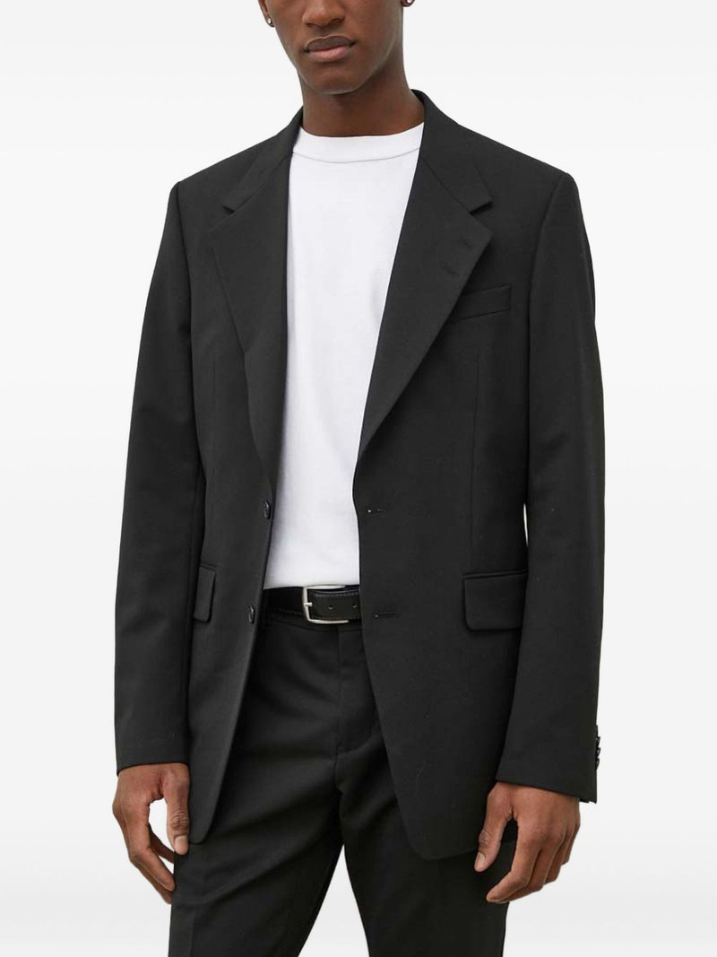 buttoned single-breasted blazer 1