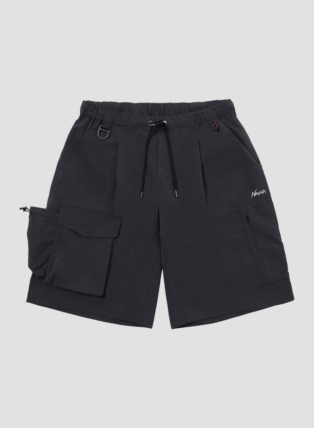 Nanga Dot Air Utility Pocket Cargo Shorts in Black - 1